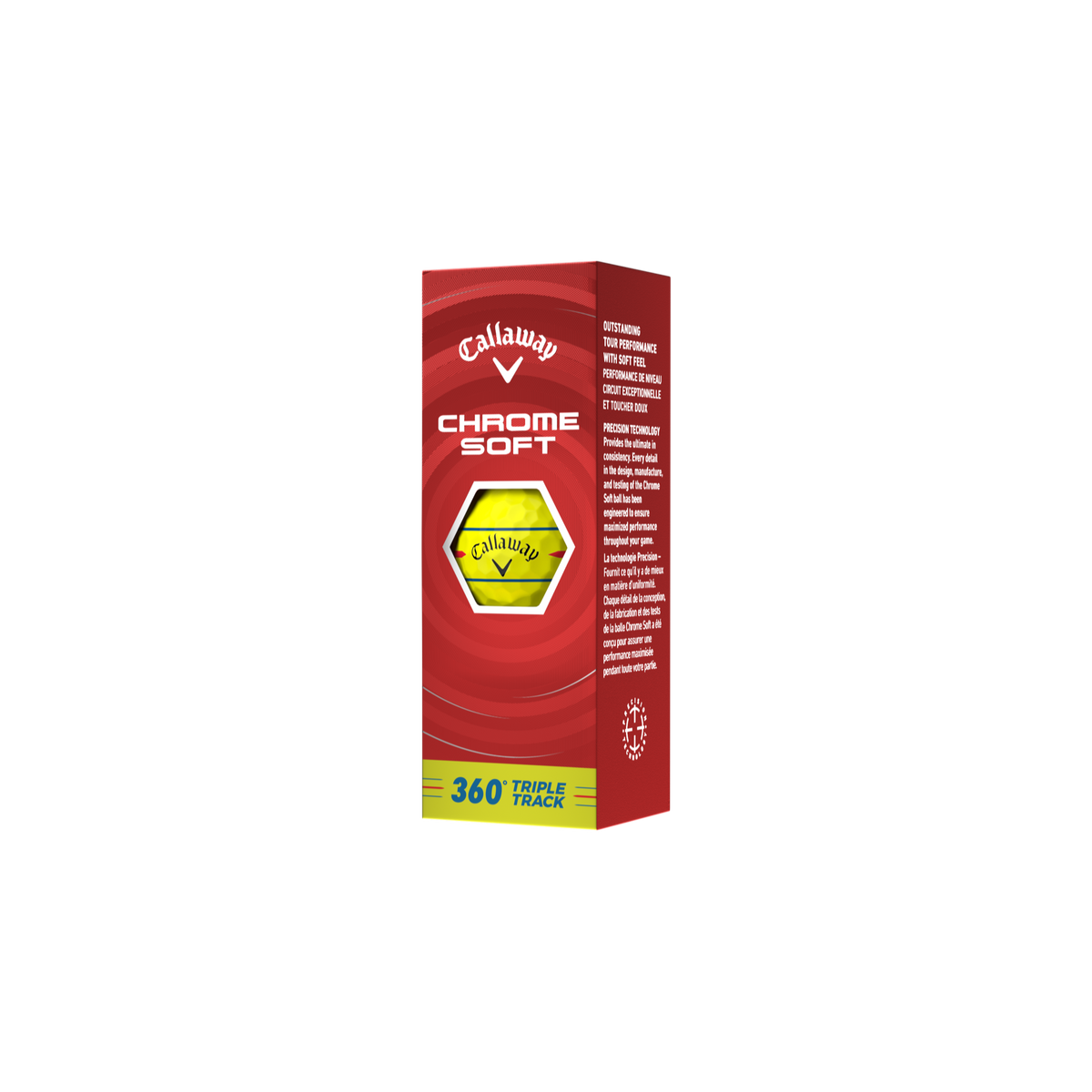 Callaway Chrome Soft 360 Triple Track geel — sleeve