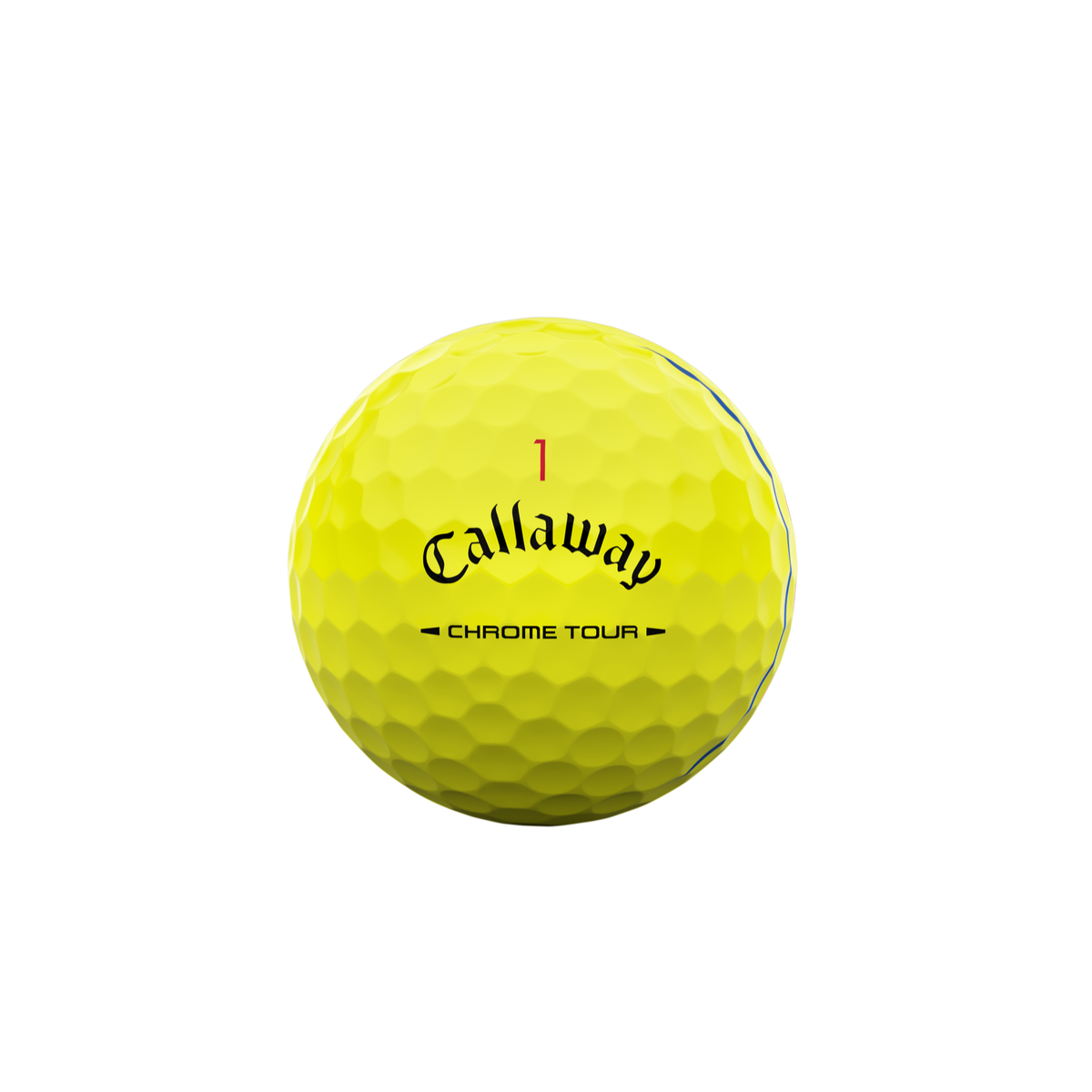Callaway Chrome Tour Triple Track geel - vooraanzicht