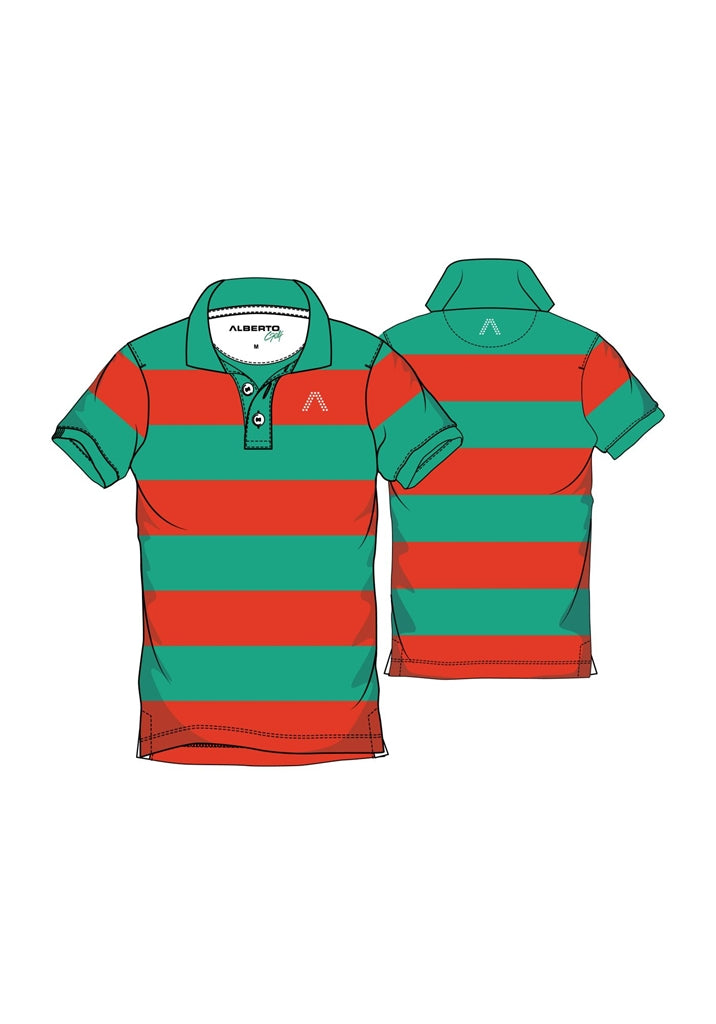 Alberto Mick Dry Comfort Polo Heren - Streep