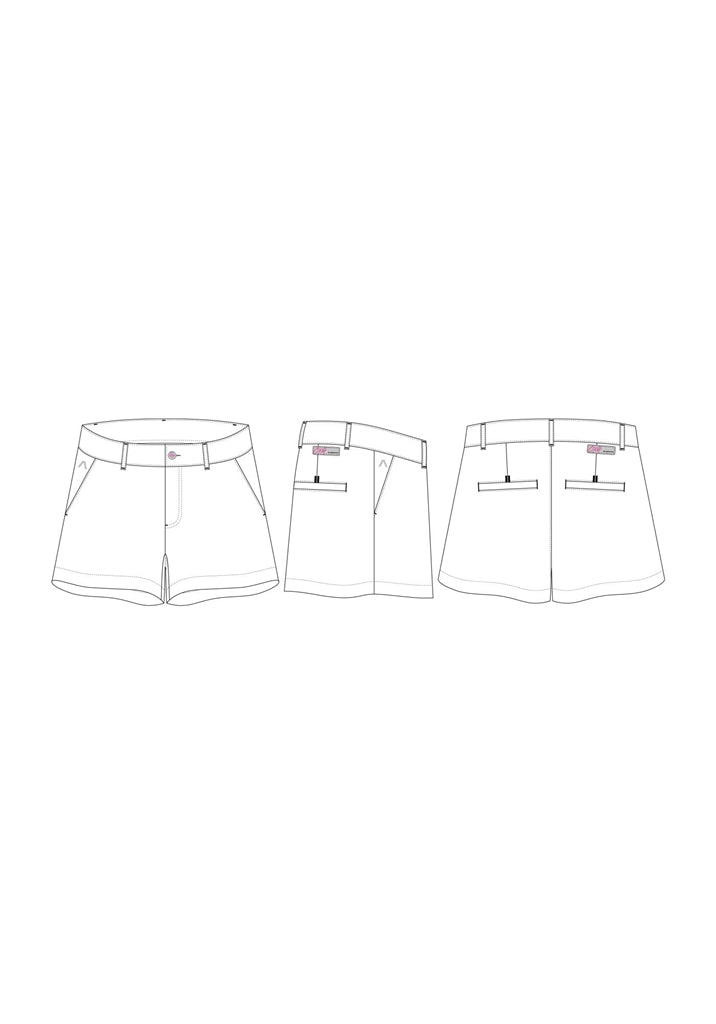 Alberto Arya-K Summer Gabardine Golfshort Dames - sfeerbeeld