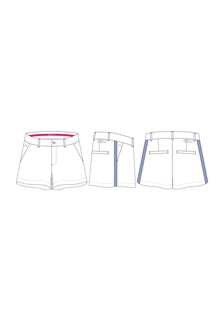 Alberto Arya-K-SB 3xDRY Cooler Golfshort Dames - Wit