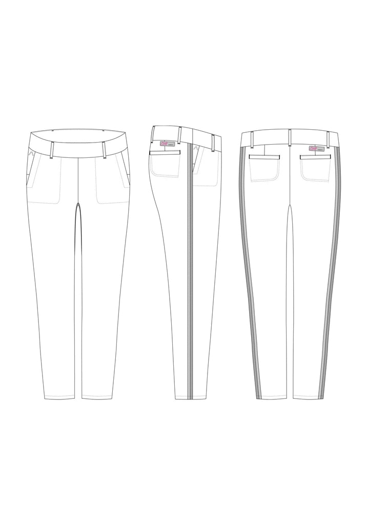Alberto Lucy-Ibb 3xDRY Cooler Golfbroek Dames - sfeerbeeld