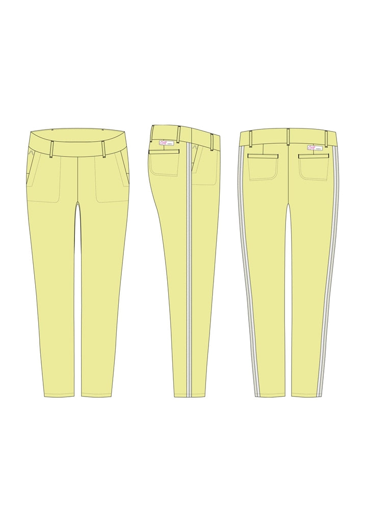 Alberto Lucy-Ibb 3xDRY Cooler Golfbroek Dames - Geel