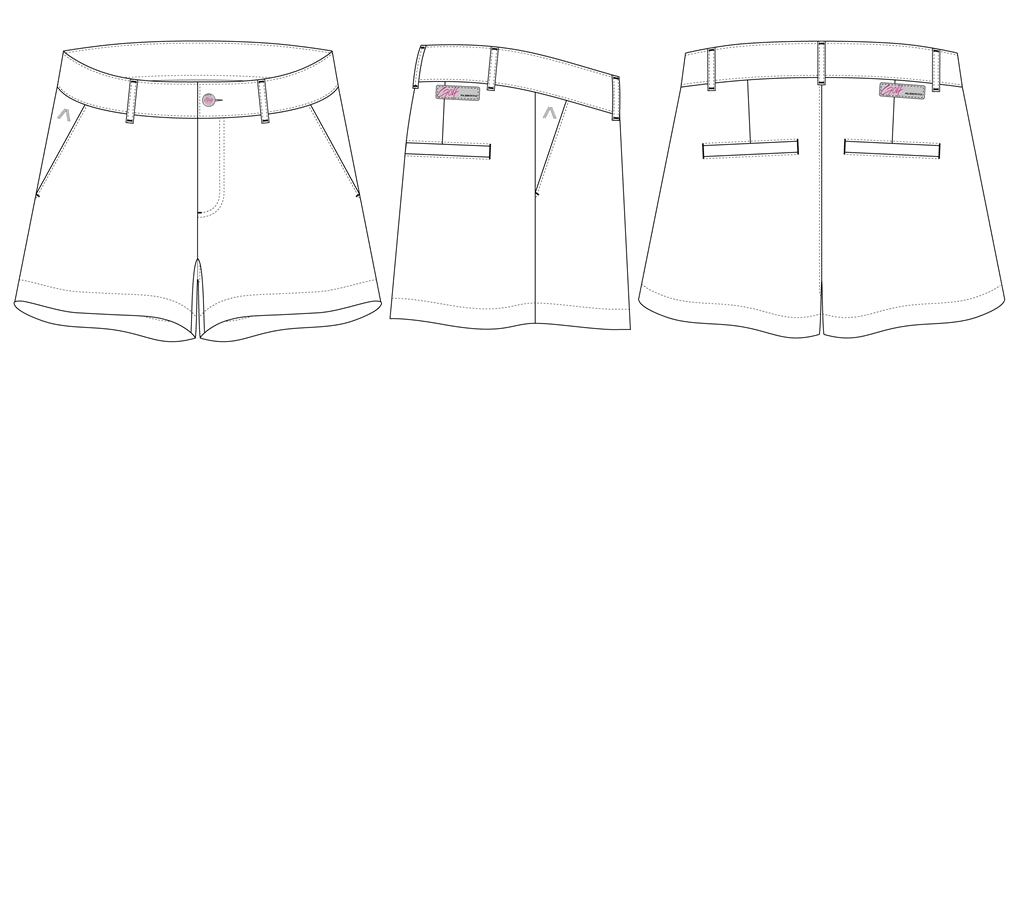 Alberto Arya-K 3xDRY Cooler Golfshort Dames - sfeerbeeld