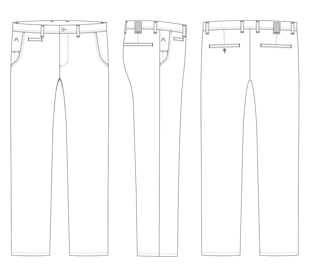 Alberto Rookie 3xDRY Cooler Golfbroek Heren - sfeerbeeld