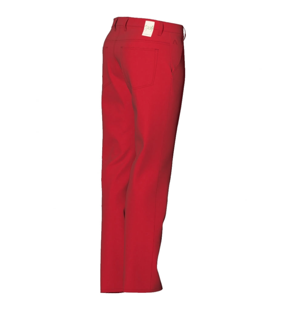 Alberto Pro 3xDRY Cooler Golfbroek Heren - Rood