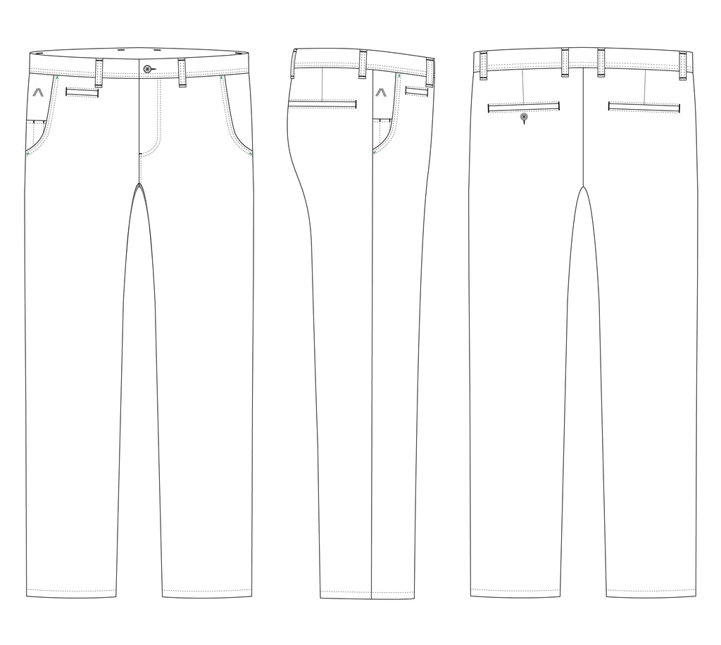 Alberto Rookie Revolutional Check WR Golfbroek Heren - sfeerbeeld