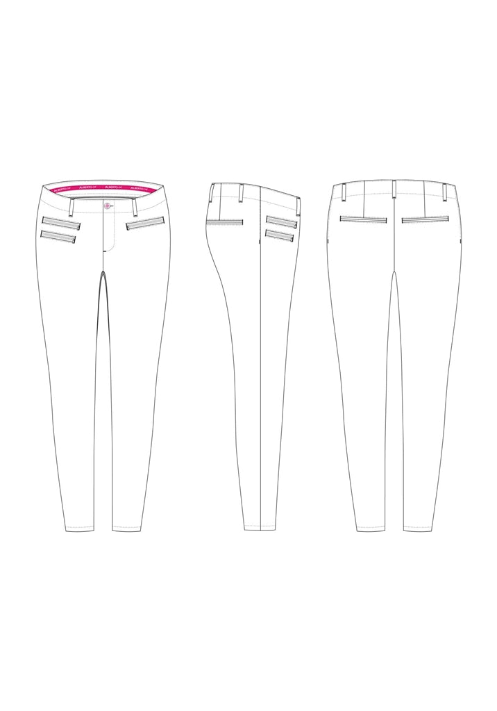 Alberto Tina-Z WR Dots Golfbroek Dames - sfeerbeeld