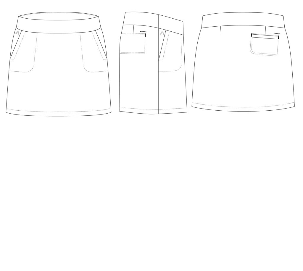 Alberto Lissy 3xDRY Cooler Rok Dames - sfeerbeeld