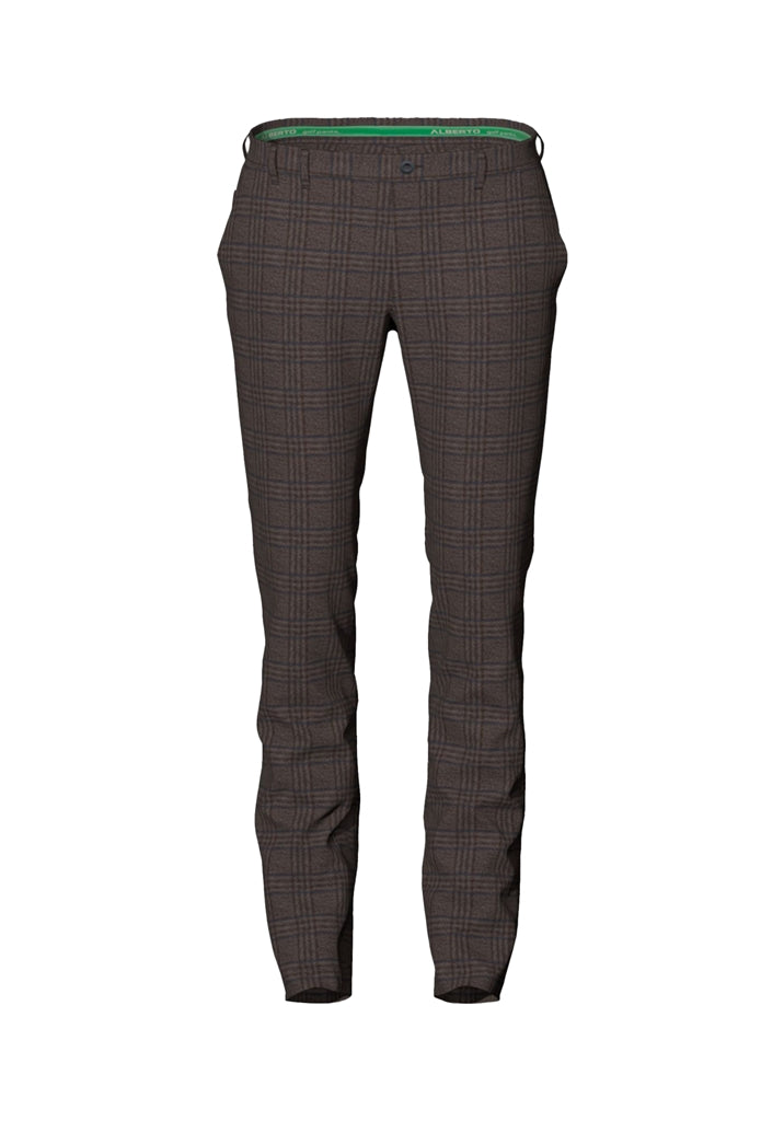 Alberto Ian Cool Glencheck Jersey Golfbroek Heren - Ruit (085)