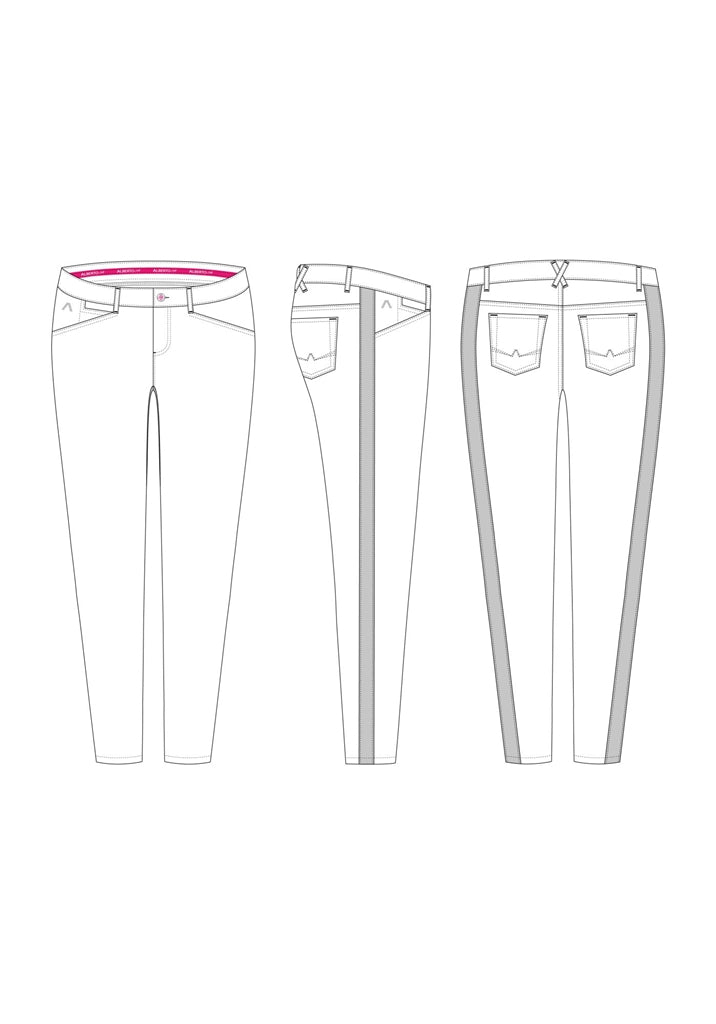 Alberto Mona-L-SN 3xDRY Cooler Golfbroek Dames - sfeerbeeld