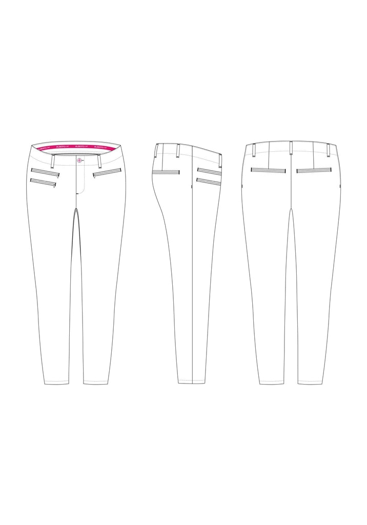 Alberto Tina-CR 3xDRY Cooler Golfbroek Dames - sfeerbeeld