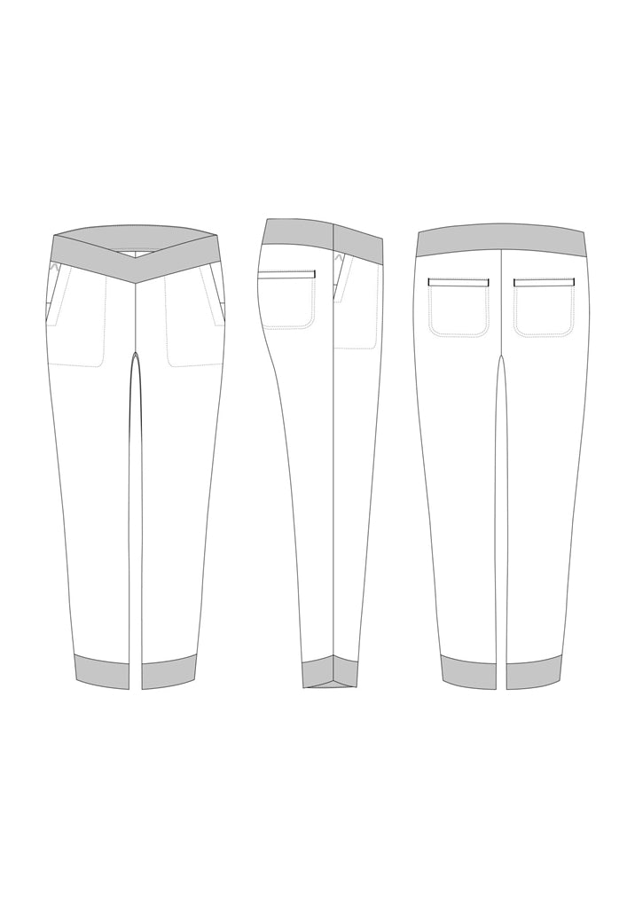 Alberto Sandy-B-CR 3xDRY Cooler Golfbroek Dames - sfeerbeeld