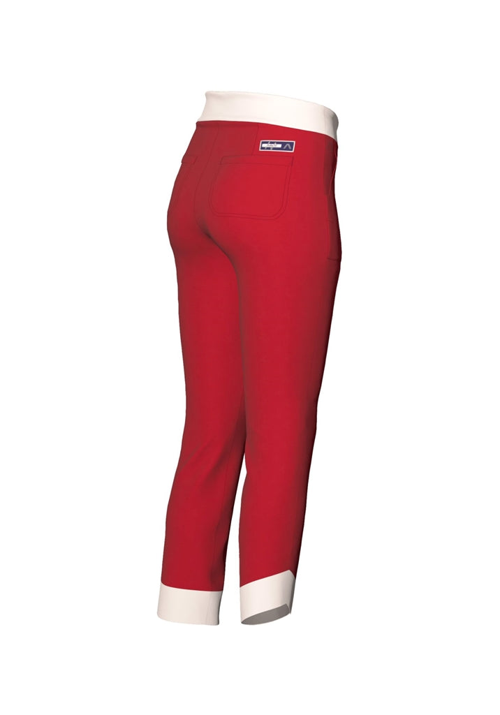 Alberto Sandy-B-CR 3xDRY Cooler Golfbroek Dames - Rood