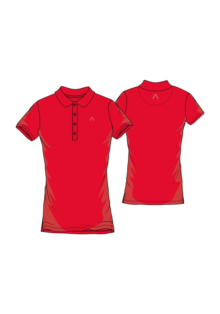 Alberto Eva Dry Comfort Polo Dames - Rood
