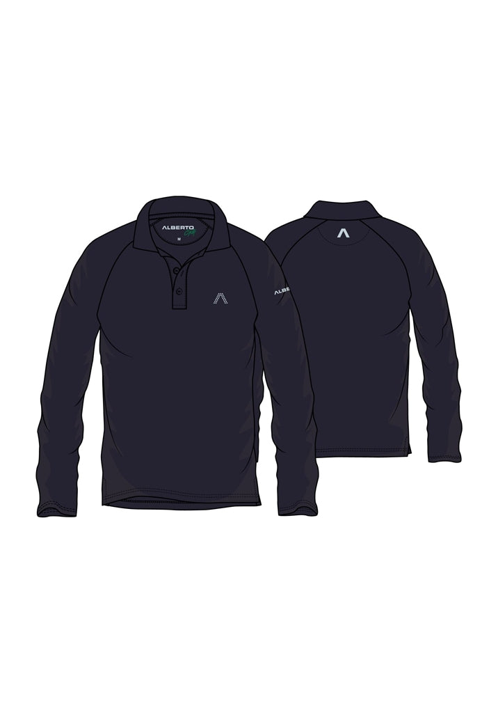 Alberto Tobi Dry Comfort Polo Heren - Navy