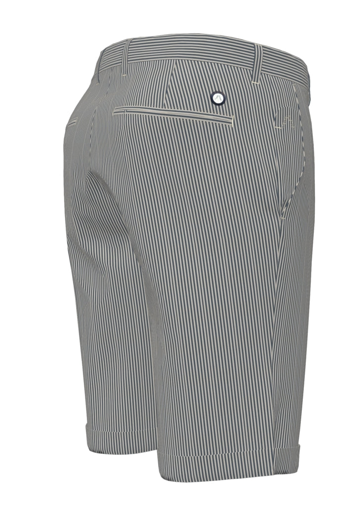 Alberto Ian-K WR Summer Stripe Golfshort Heren - Streep