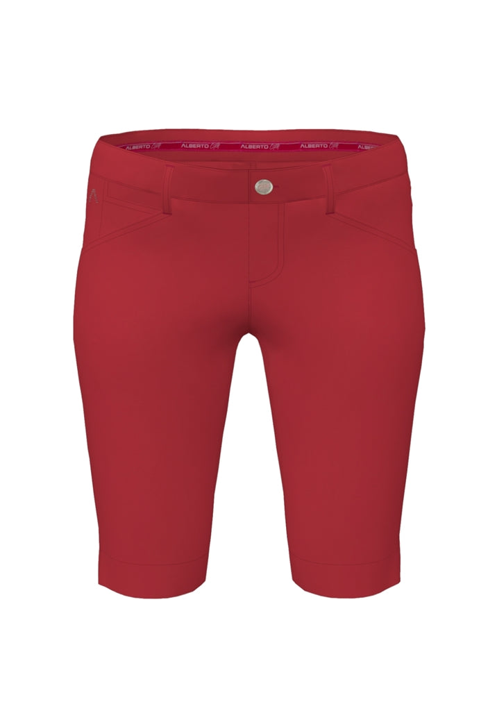 Alberto Mona-K 3xDRY Cooler Golfshort Dames - Rood