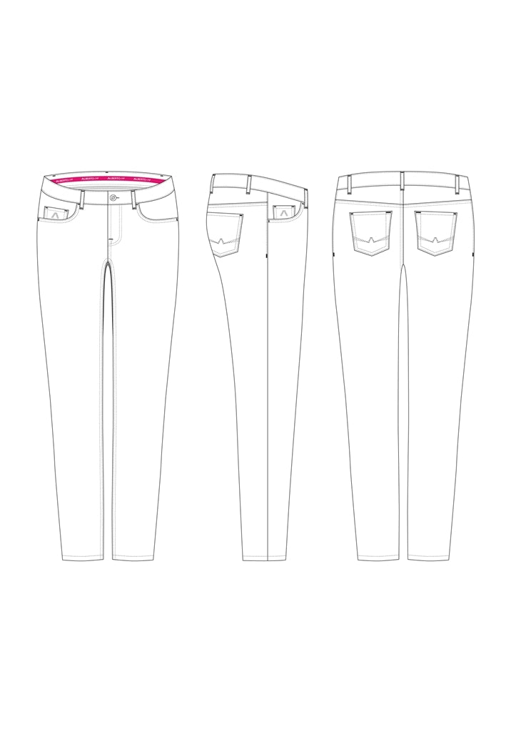 Alberto Julia 3xDRY Cooler Golfbroek Dames - sfeerbeeld