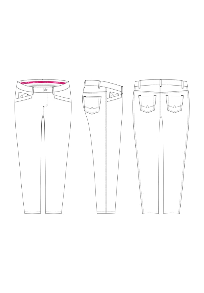 Alberto Jana-CR 3xDRY Cooler Golfbroek Dames - sfeerbeeld