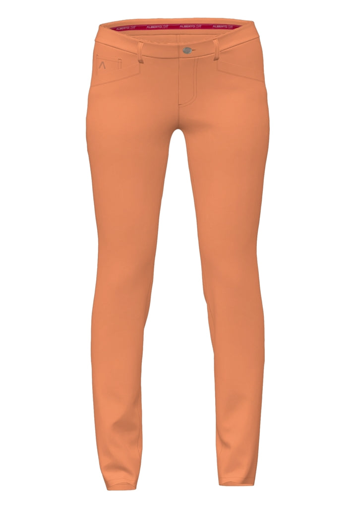 Alberto Jana-CR 3xDRY Cooler Golfbroek Dames - Lichtoranje