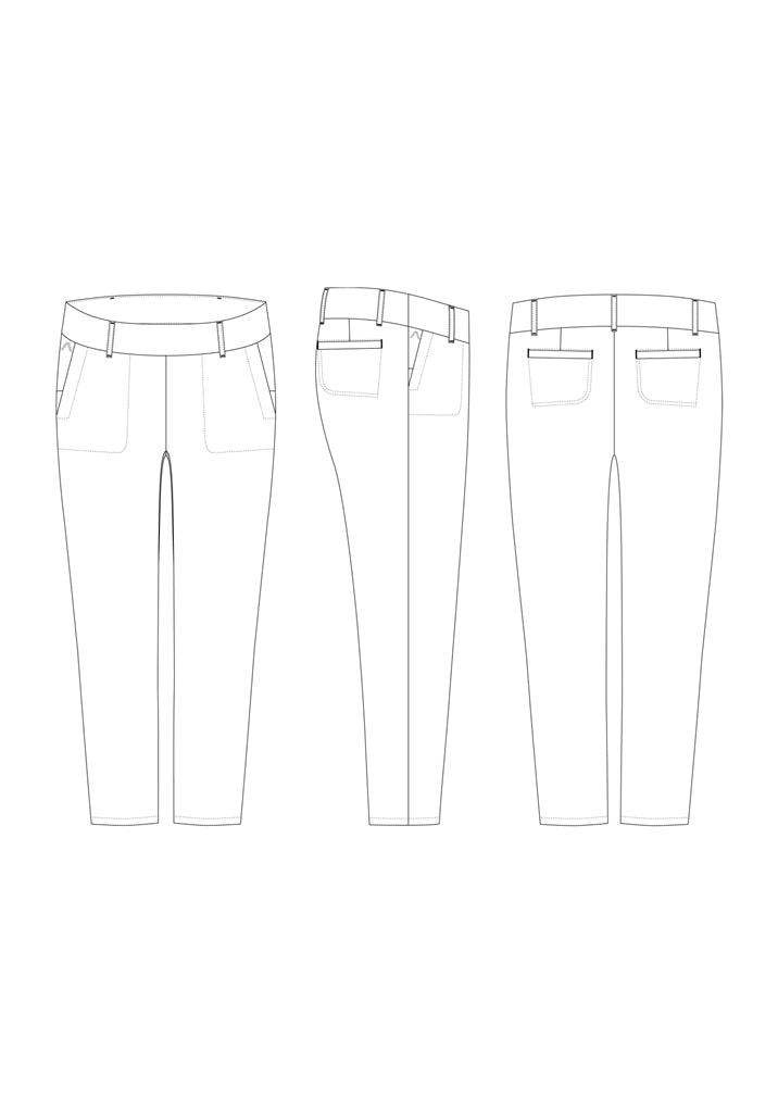 Alberto Lucy-CR Flower Jersey Golfbroek Dames - sfeerbeeld