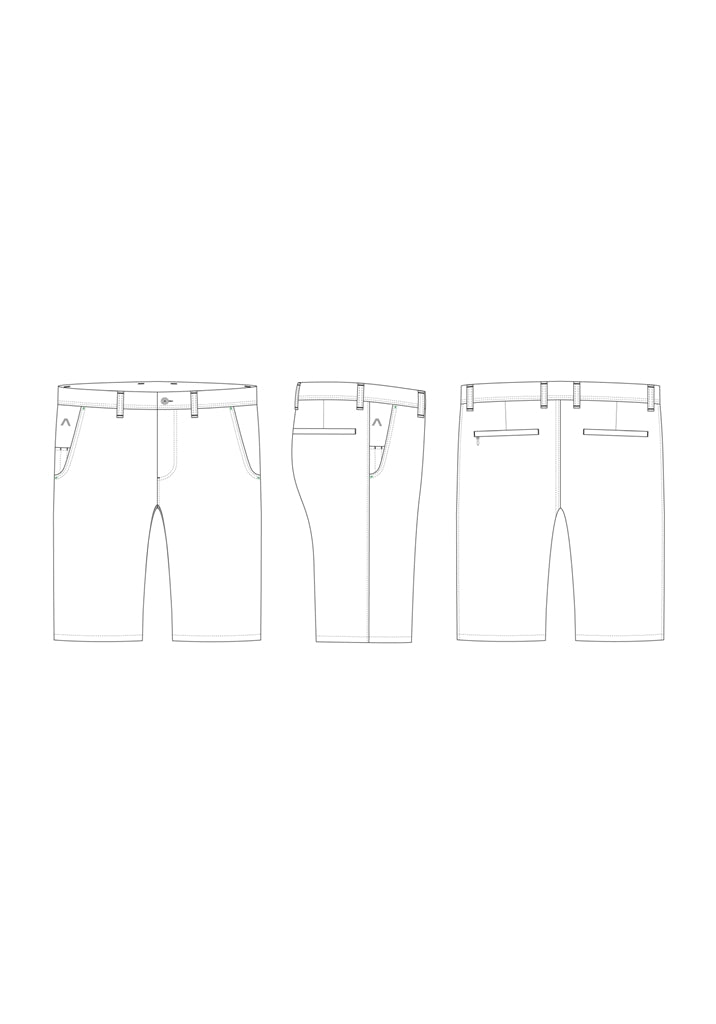 Alberto Earnie Flower Jersey Golfshort Heren - sfeerbeeld