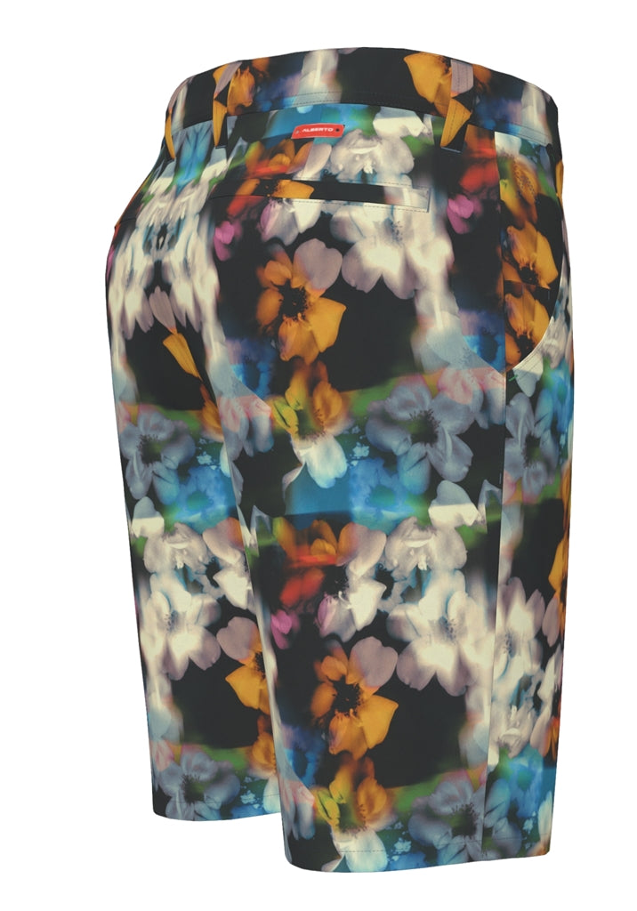 Alberto Earnie WR Fuzzy Flowers Golfshort Heren - Print