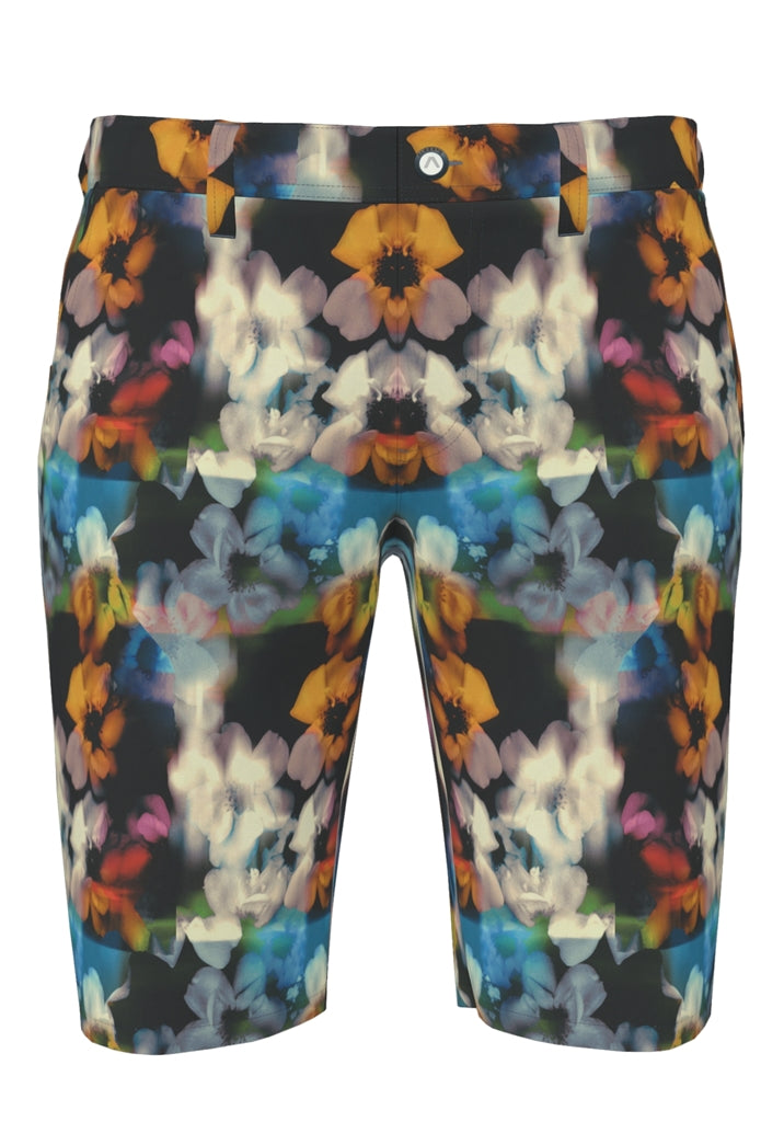 Alberto Earnie WR Fuzzy Flowers Golfshort Heren - Print