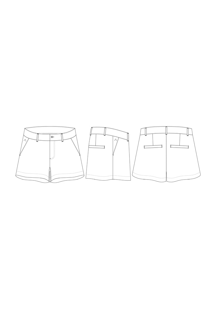 Alberto Arya-K Fancy Jersey Golfshort Dames - sfeerbeeld