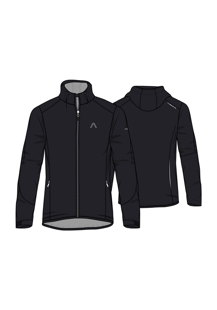 Alberto Ella Rain & Wind Fighter Polo Dames - Zwart