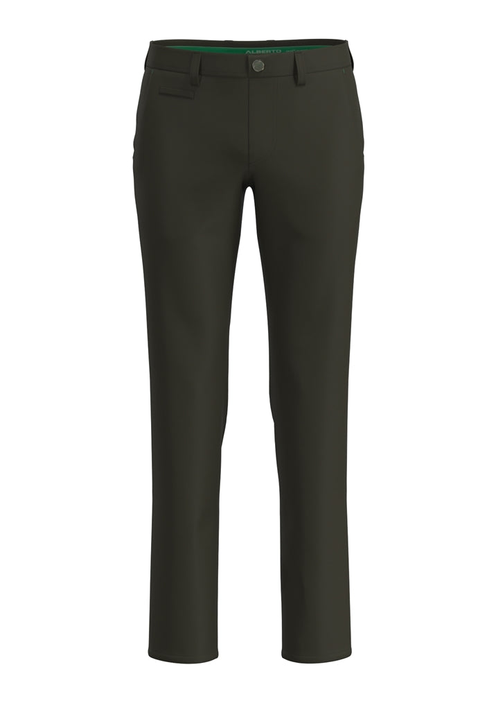 Alberto Rookie Coffee Golfbroek Heren - Legergroen