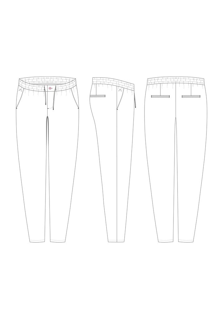 Alberto Clara Coffee Golfbroek Dames - sfeerbeeld