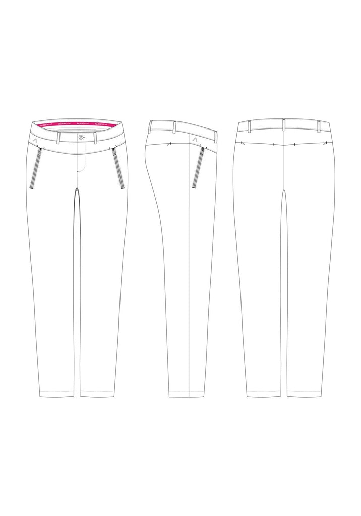 Alberto Ruby Rain & Wind Fighter Golfbroek Dames - sfeerbeeld