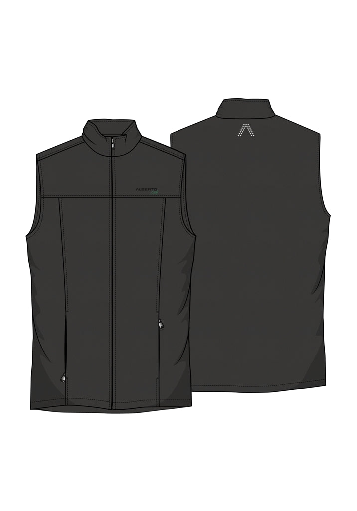 Alberto Luca 3xDRY Cooler Polo Heren - Zwart
