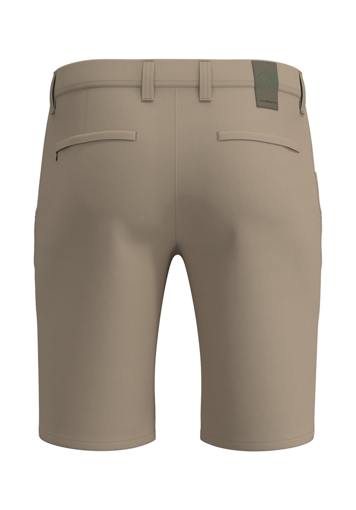Alberto Earnie Ceramica Gabardine Golfshort Heren - Beige