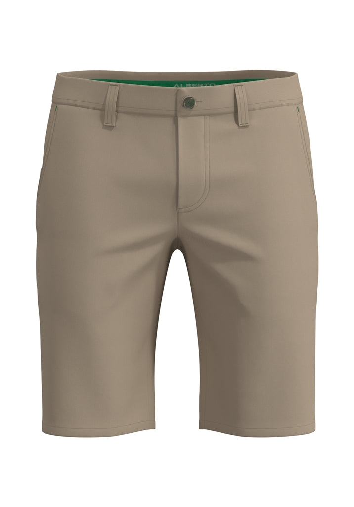 Alberto Earnie Ceramica Gabardine Golfshort Heren - Beige