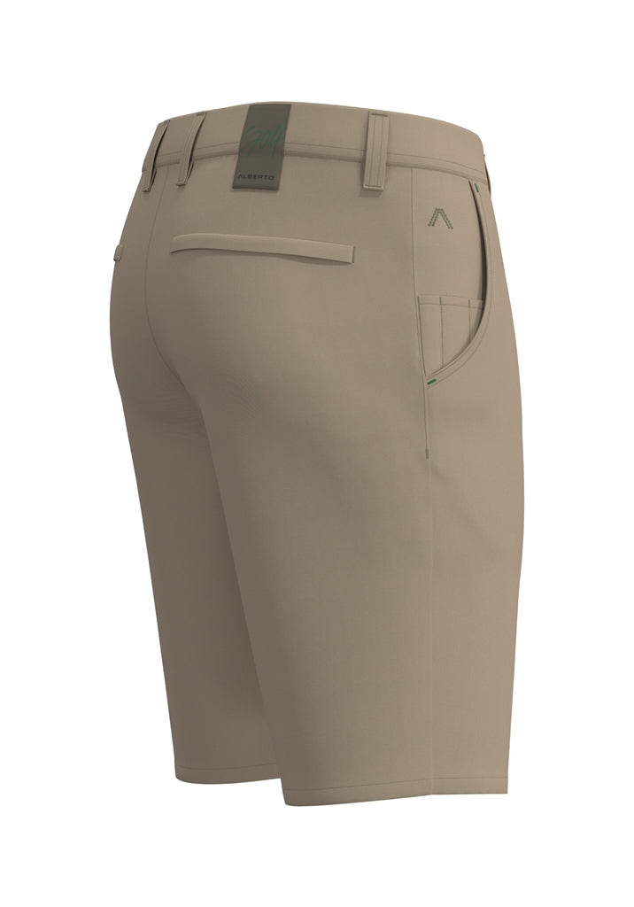 Alberto Earnie Ceramica Gabardine Golfshort Heren - Beige