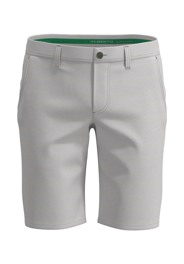 Alberto Earnie Ceramica Gabardine Golfshort Heren - Middengrijs