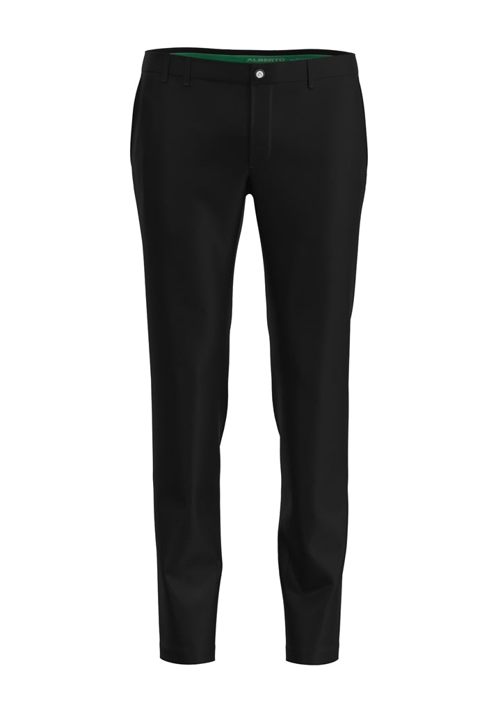 Alberto Ian Tech Print Golfbroek Heren - Zwart