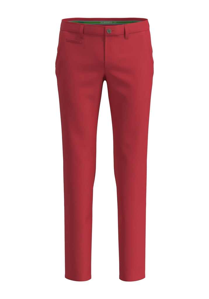 Alberto Rookie 3xDRY Cooler Golfbroek Heren - Rood