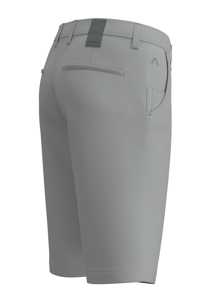 Alberto Master 3xDRY Cooler Golfshort Heren - Middengrijs