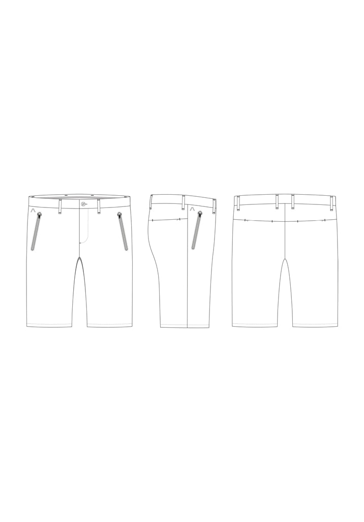 Alberto Nicki-K Coolmax Super Light Golfshort Heren - sfeerbeeld