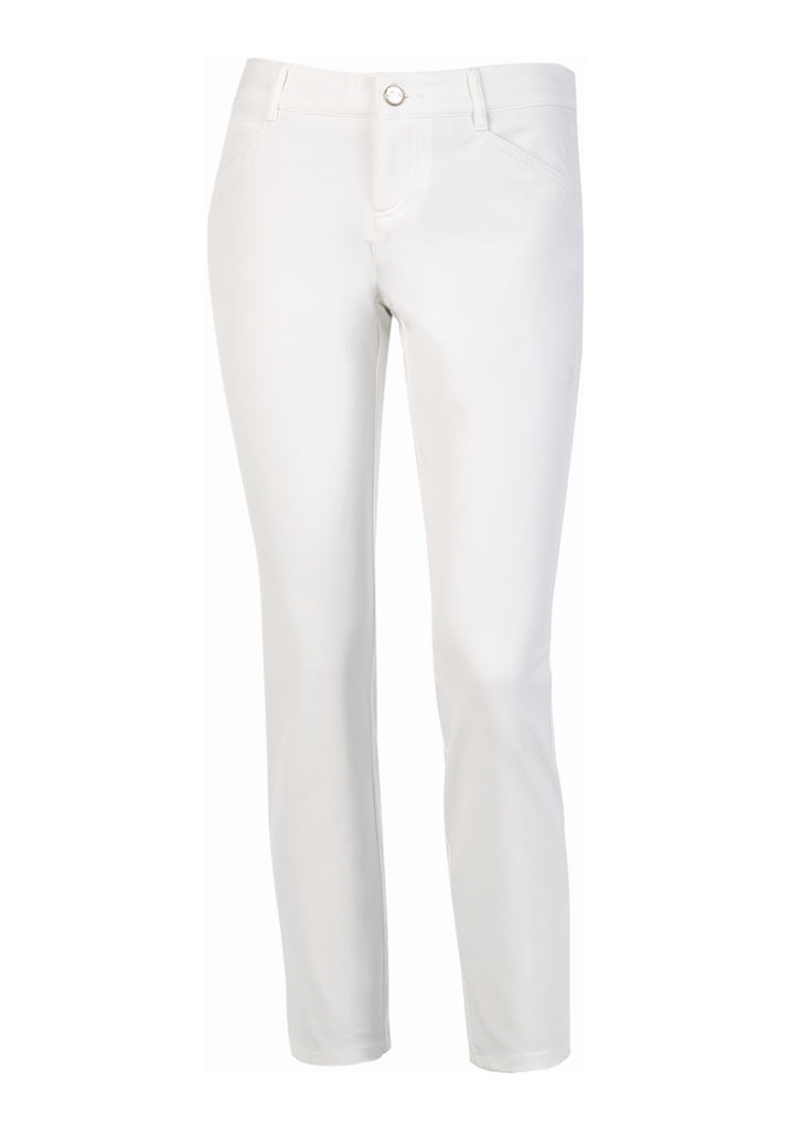 Alberto Mona 3xDRY Cooler Golfbroek Dames - Wit (100)