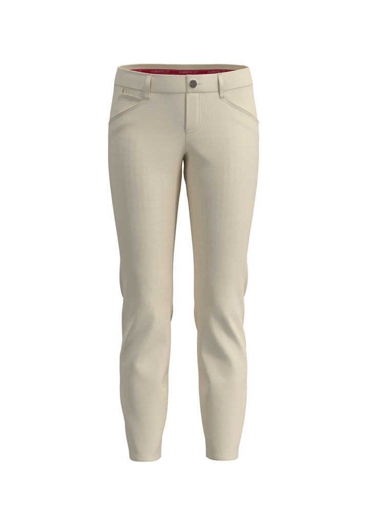 Alberto Mona 3xDRY Cooler Golfbroek Dames - Wit (106)