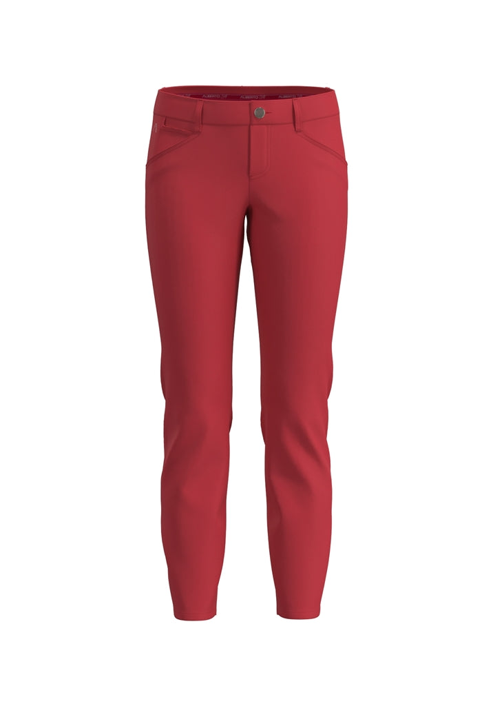 Alberto Mona 3xDRY Cooler Golfbroek Dames - Rood