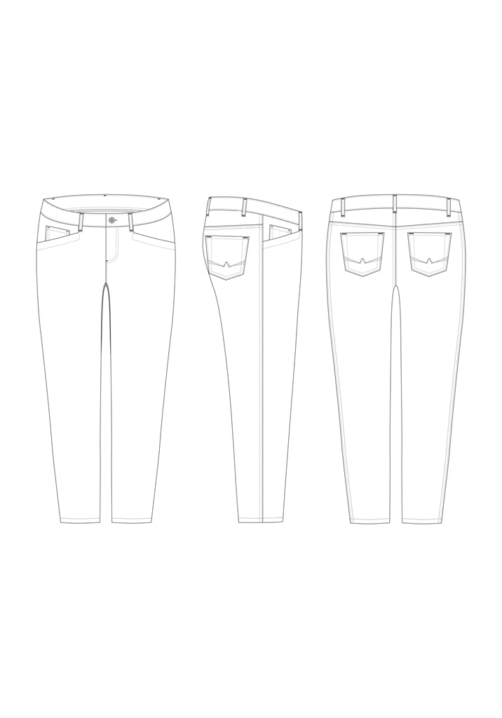 Alberto Jana-CR Light Cotton Golfbroek Dames - sfeerbeeld
