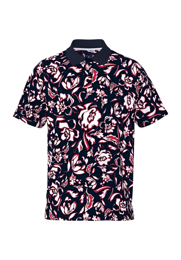 Alberto Leo Flower Polo Heren - Print