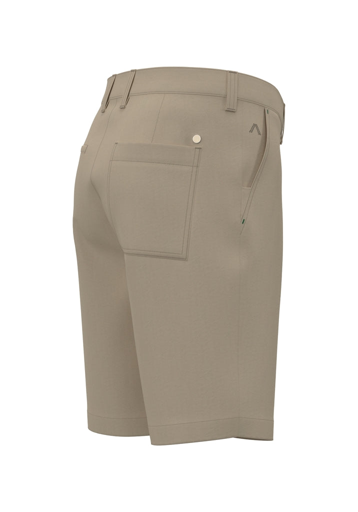 Alberto Max-K Linen Twill Golfshort Heren - Naturel
