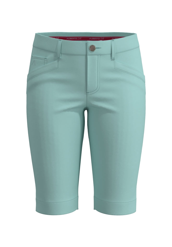 Alberto Jana-K 3xDRY Cooler Golfshort Dames - Lichtgroen